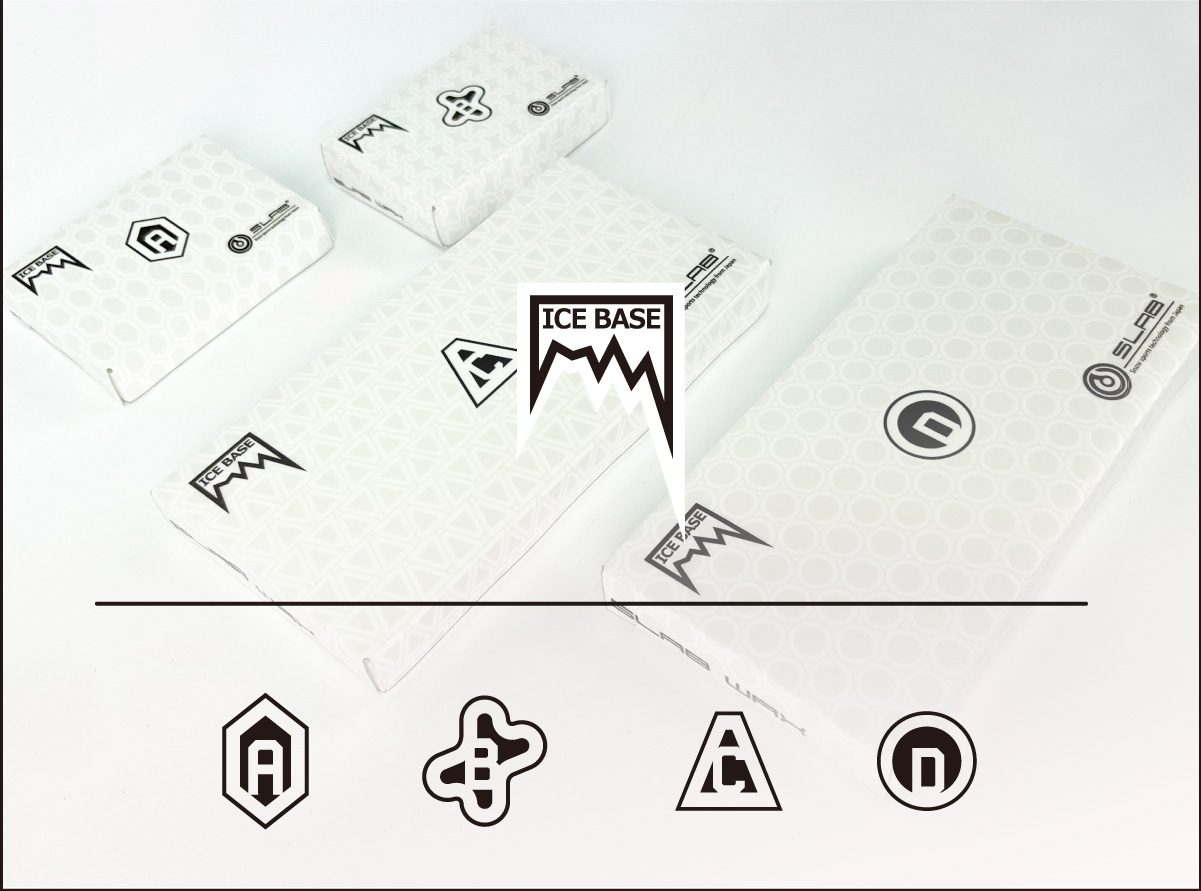 ICE base Wax 4種のパッケージ